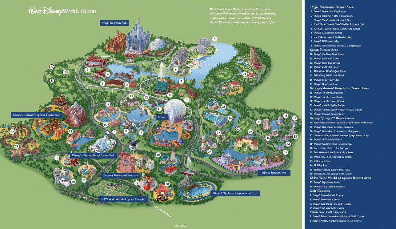 disney world map magic kingdom orlando